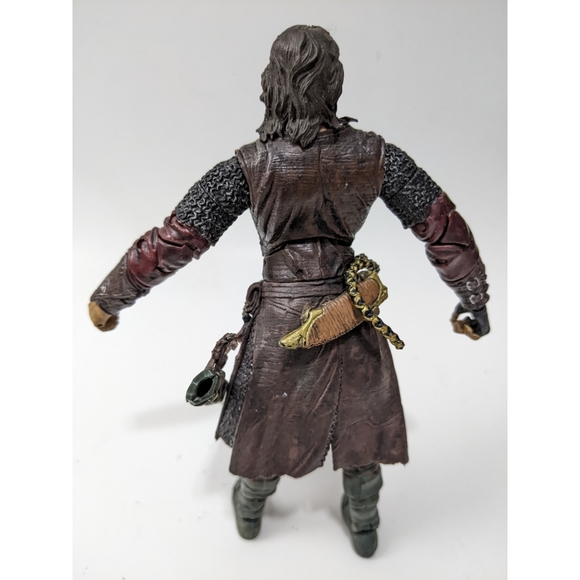 3 Lord of The Rings Action Figures Boromir, Aragon& Haradim Archer Warrior - Picture 6 of 14